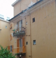 Piogge forti negli anni scorsi a Genova