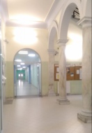 Atrio Liceo Scientifico Ulisse Dini a Pisa. Alternanza Scuola-Lavoro e Orientamento
